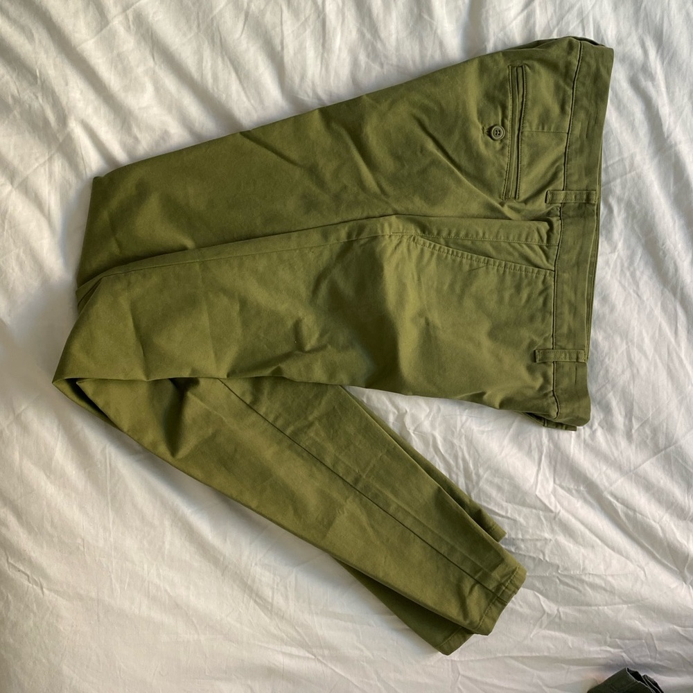 Green Bonobos slim fit chinos
